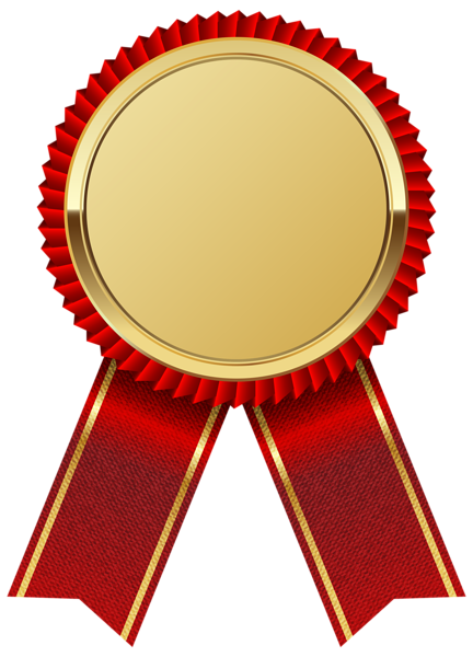 432x600 Gold Medal With Red Ribbon Png Clipart Image Png Frames Borders