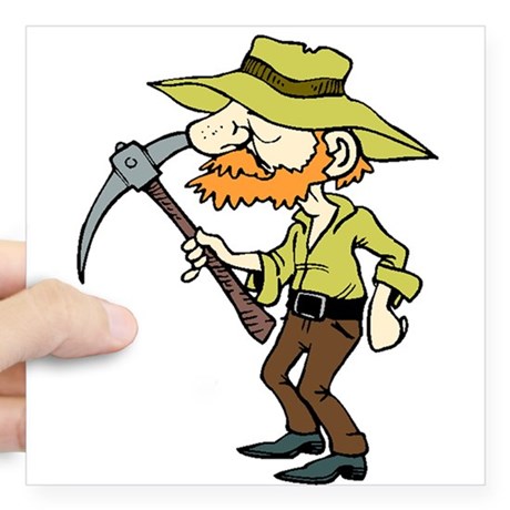 460x460 Gold Miner Stickers