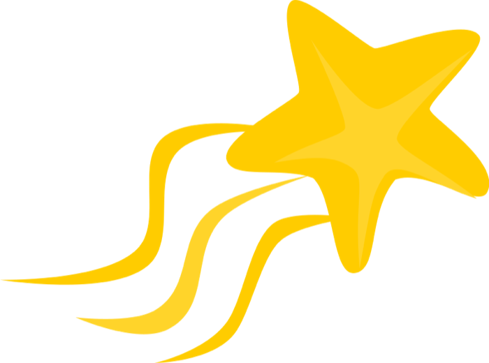 700x520 Gold Clipart Shooting Star