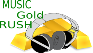 297x171 Music Gold Rush Logo Clip Art