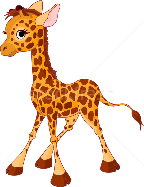 463x600 Giraffe Calf Vector Illustration Anna Velichkovsky (Dazdraperma