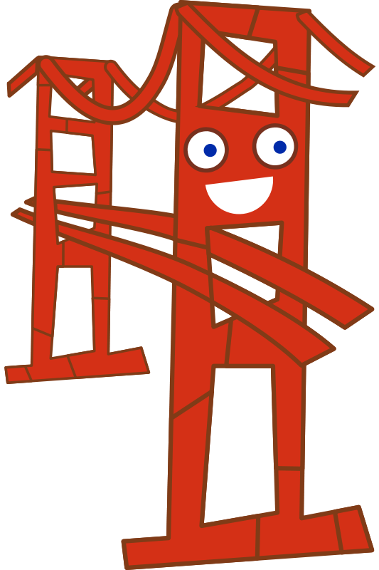 533x800 Free Clipart Cute San Francisco Golden Gate Bridge Qubodup