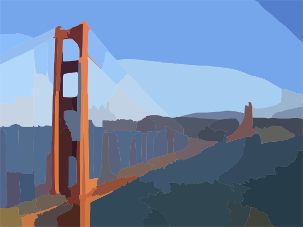600x450 Free Golden Gate Bridge Clipart