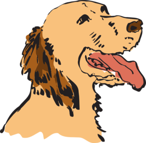 298x291 Panting Dog Clip Art