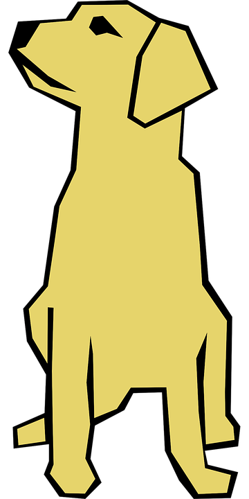 360x720 Golden Retriever Clipart Transparent