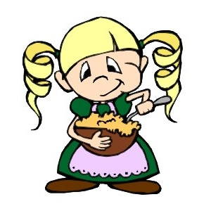 300x300 Clip Art Of Goldilocks With A Clipart Panda