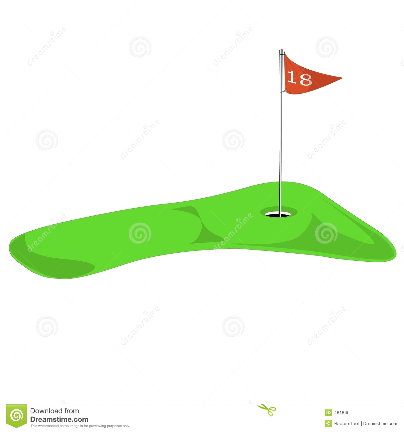 1300x1390 Golf Course Clipart Putting Green