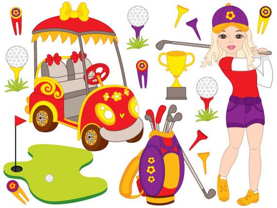570x428 23 Best Clipart Little Kids Sport Golf Images