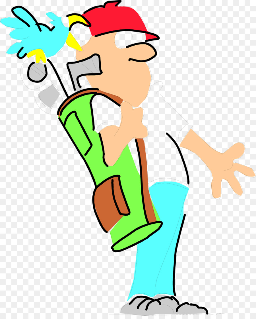 900x1120 Golf Clubs Golfbag Clip Art