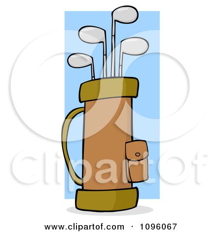 450x470 Royalty Free (Rf) Clipart Of Golf Bags, Illustrations, Vector