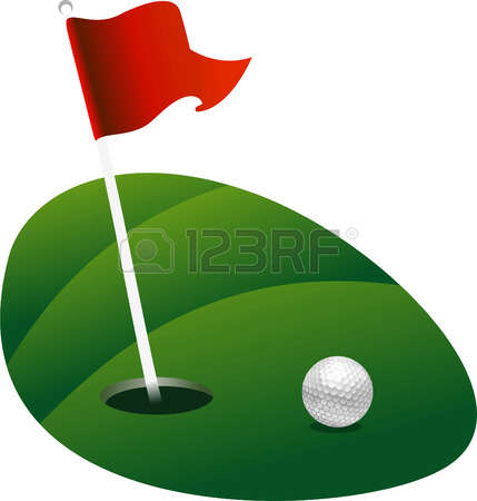 429x450 Golf Course Clipart Golf Flag