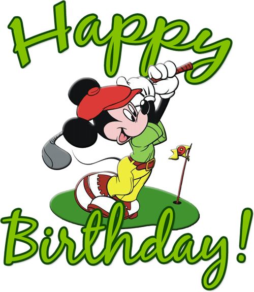 500x575 Clipart Birthday Golf