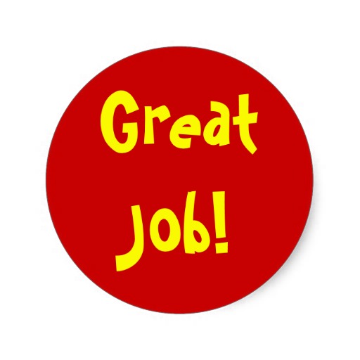 512x512 Great Job Sticker Clipart