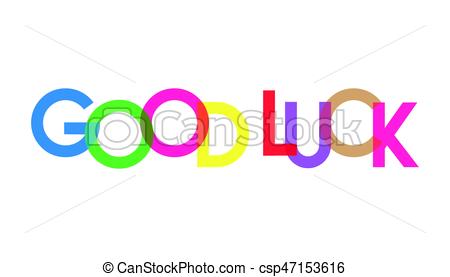 450x277 Good Luck Managemant Full Color Background Vector Clip Art