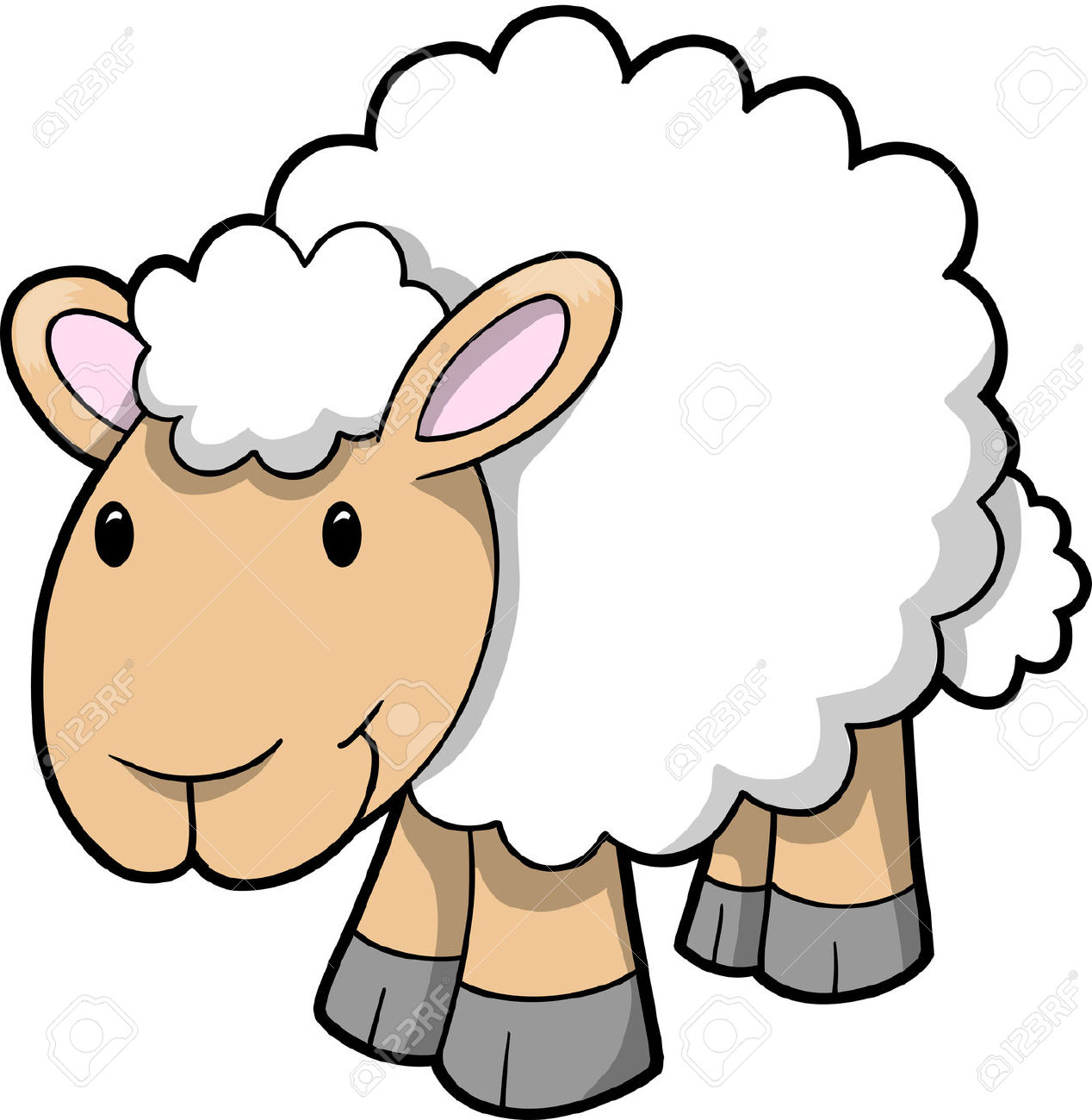 1268x1300 Sheep Clip Art