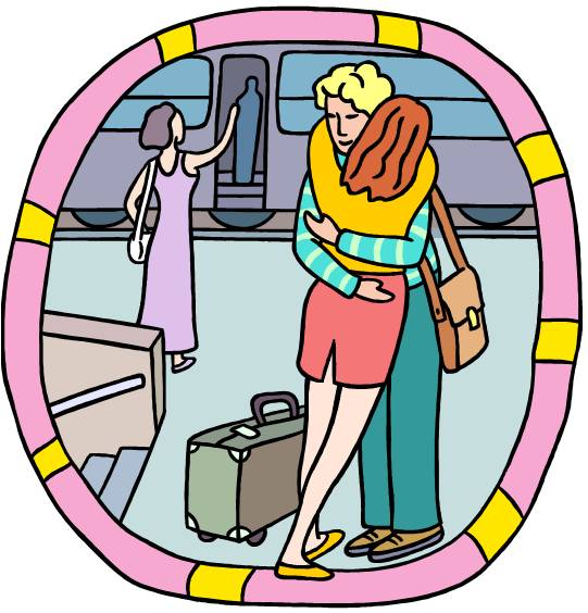 541x564 Teacher Saying Goodbye Clipart