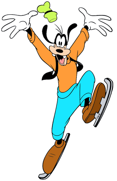 400x620 Ski Clipart Goofy