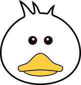 162x170 Goose Head Clip Art Clipart