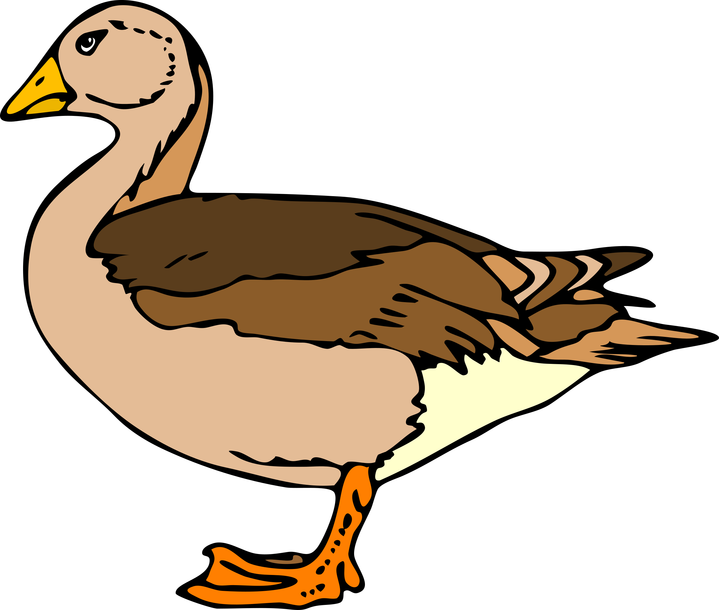 2400x2037 Duck Clip Art Image Free