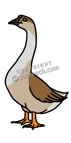 300x600 Clip Art Goose Color Clipart Panda