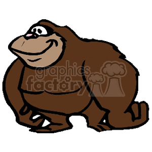 300x300 Clip Art Animals Monkeys And More Related Vector Clipart
