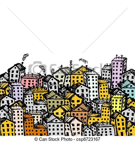 450x470 City Clipart