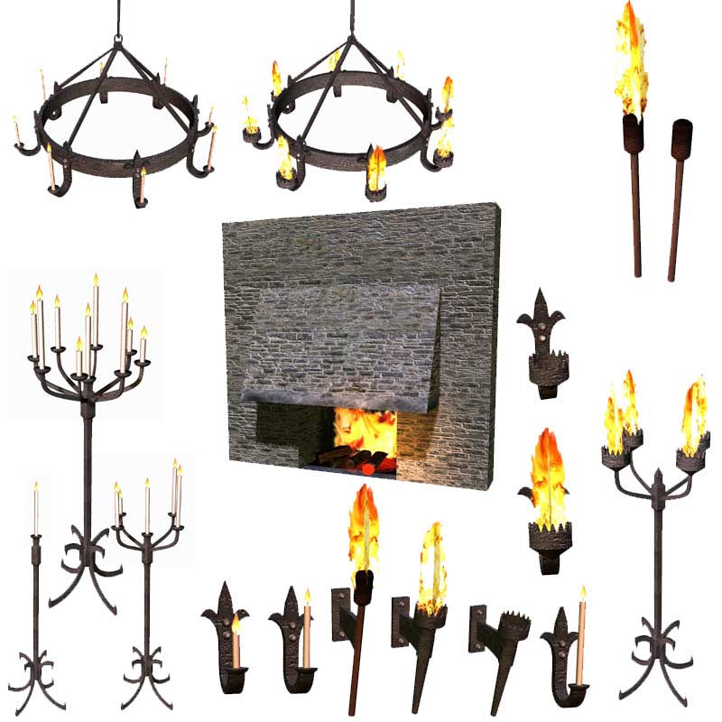 800x800 Candle Clipart Gothic
