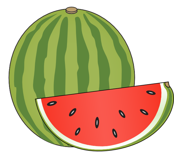 600x537 Watermelon Clip Art