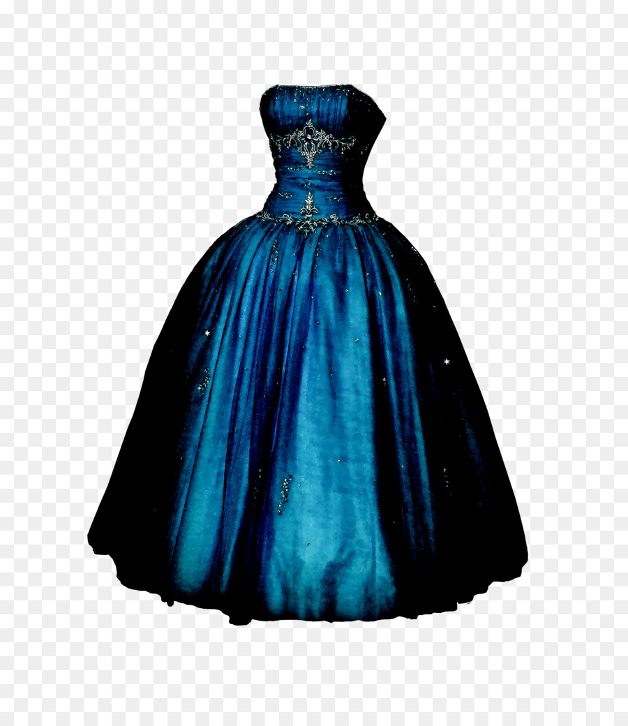 900x1040 Dress Gown Blue Clip Art