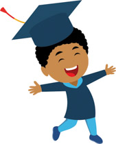 169x210 Free Graduation Clipart