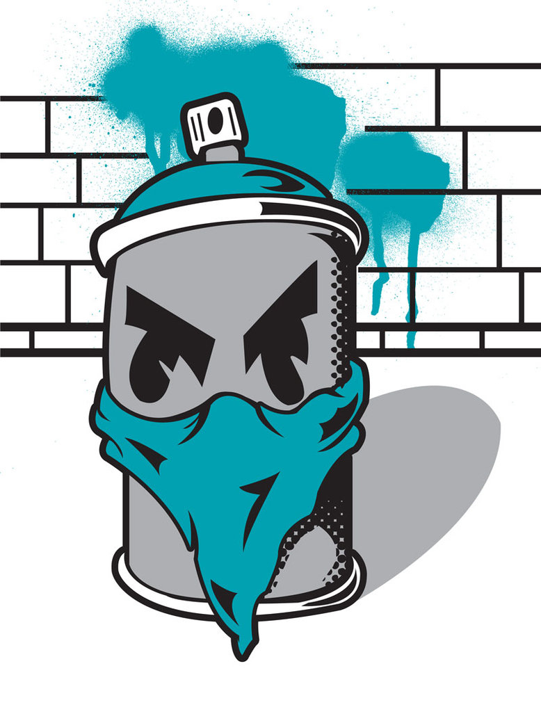 778x1027 Clipart Character Spray Graffiti Spray Can Free Download Clip