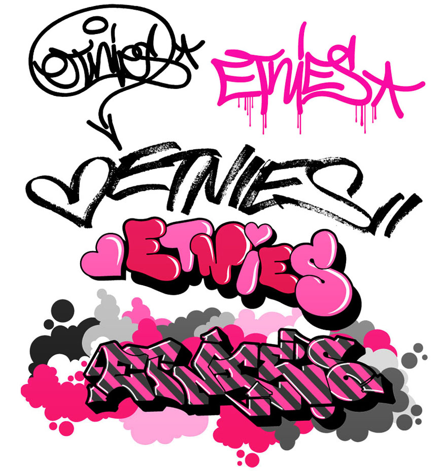 877x938 Custom Graffiti Letters Graffiti Clipart 5