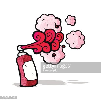 414x414 Cartoon Graffiti Spray Can Premium Clipart