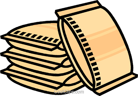 480x335 Bag Of Concrete Royalty Free Vector Clip Art Illustration