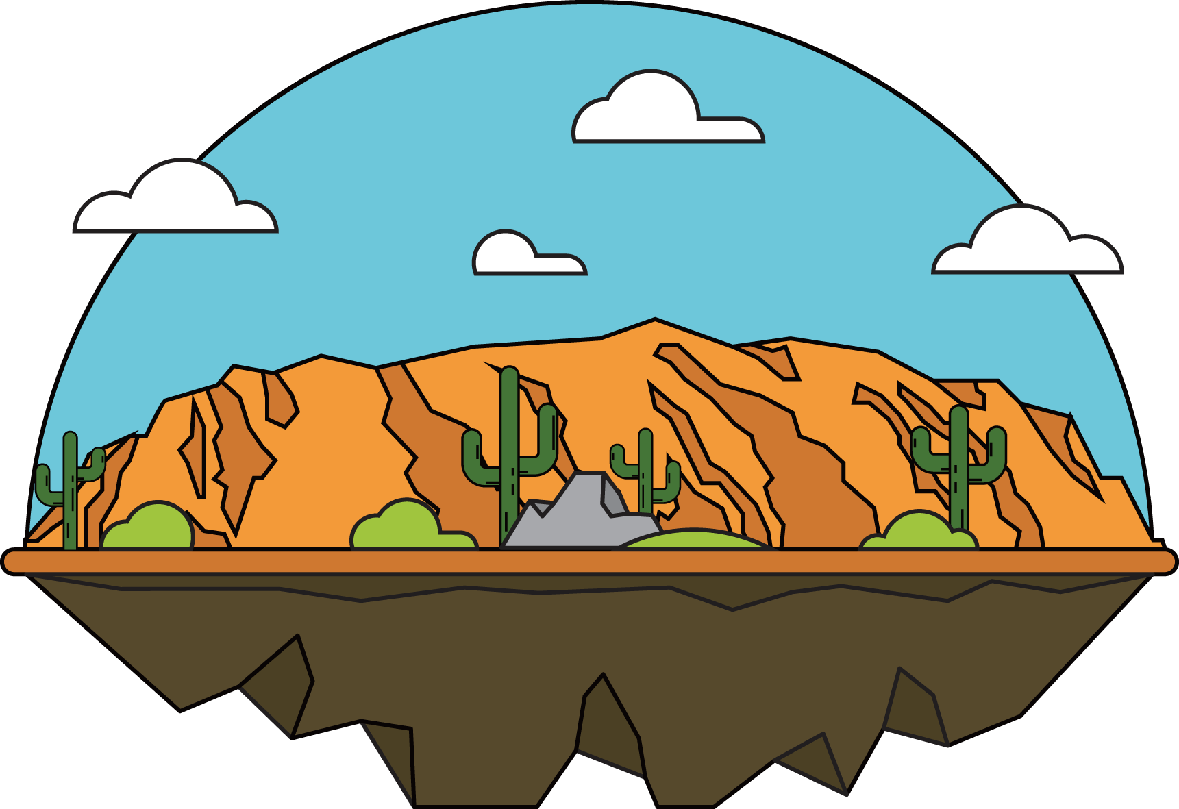 1721x1181 Grand Canyon Clip Art