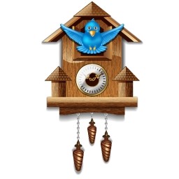 256x256 Cuckoo Clock Clipart 2063677