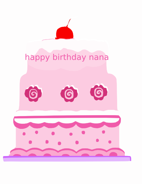 462x598 Happy Birthday Grandma Clip Art