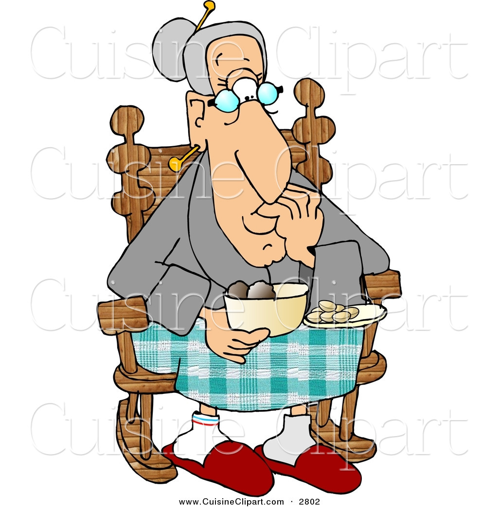 1024x1044 Cuisine Clipart Of A Grandma Eating Food While Sitting In Her