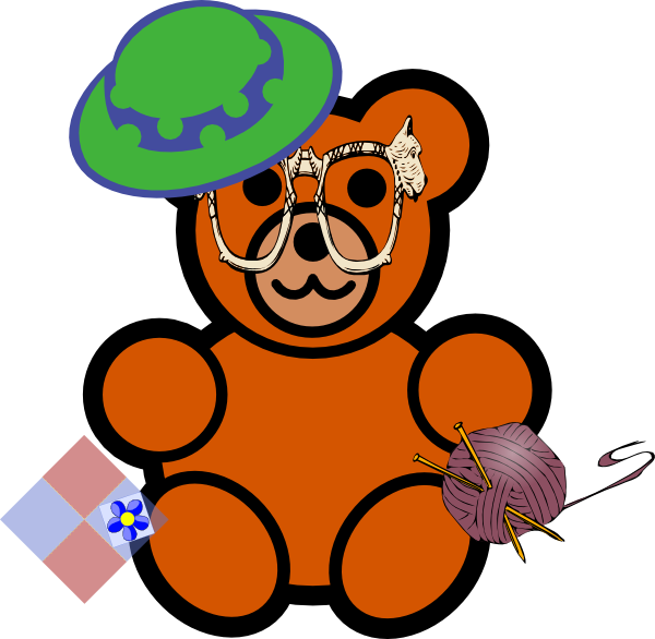 600x586 Grandma Bear Clip Art