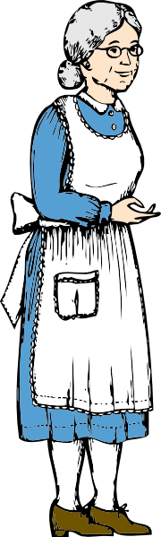 180x599 Grandma Clip Art Free Vector 4vector