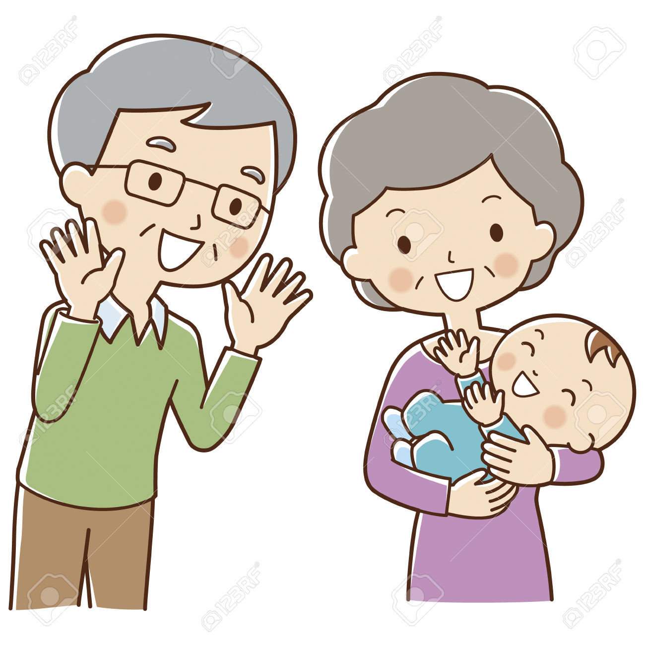 1300x1300 Asians Clipart Grandma