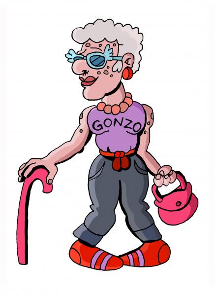 437x600 Cartoon Grandma Images