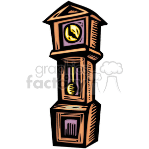 300x300 Clipart Of Grandfather Clock Grandpa Pencil And In Color