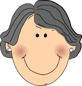 285x299 Black Grandma Clipart