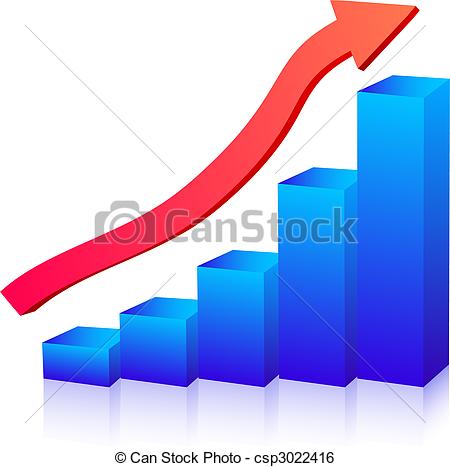 450x467 Business Growth Graph Clip Art Vector