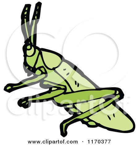 450x470 Cartoon Of A Thinking Grasshopper