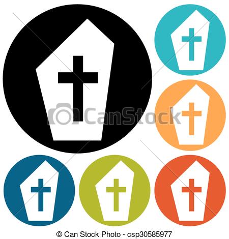 450x470 Grave Icon Vectors Illustration