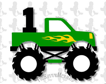 340x270 Monster Jam Svg Silhouette Stencil File Monster Jam