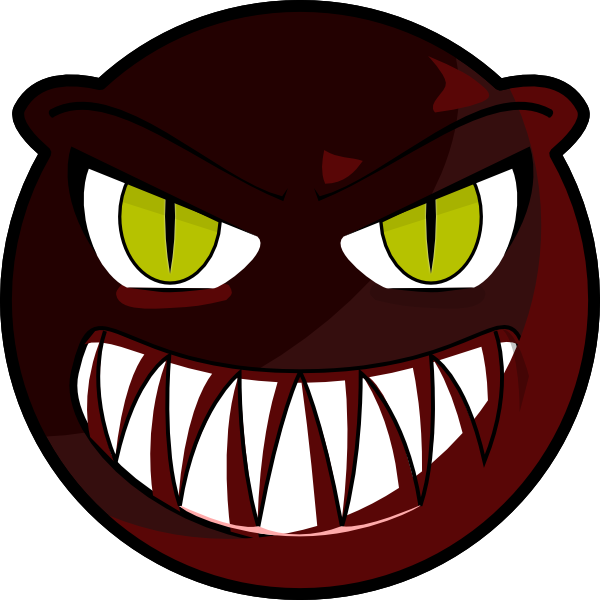 600x600 Monster Face Clipart