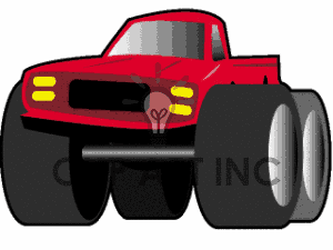 300x225 Monster Truck Clipart Black And White Clipart Panda